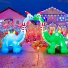 12ft Long Diplodocus Arch Inflatable Christmas Archway Decoration Main Thumbnail