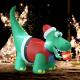 8ft Xmas Inflatable Dinosaur on All Fours Thumbnail Image 5
