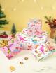 Girls Dinosaur Christmas Wrapping Paper - 3 Rolls 76 x 305cm Thumbnail Image 3