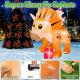 Inflatable Xmas Triceratops Christmas Decoration - 8ft Thumbnail Image 4