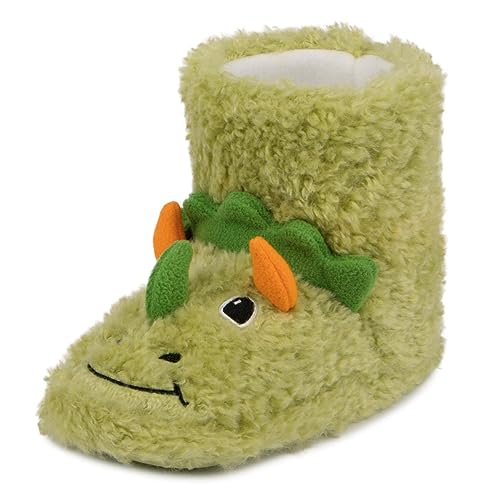  Totes Dino Boot Slippers