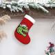 Personalized Santa T-Rex Christmas Stocking Thumbnail Image 4