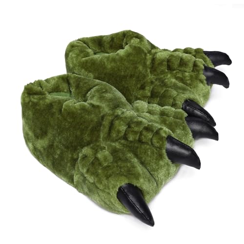  Unisex Dinosaur Claw Slippers - London Shoe Co  - Adult Sizes 3 to 14