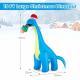 10ft Christmas Inflatable Dinosaur Eating Xmas Tree Thumbnail Image 1