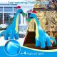 10ft Christmas Inflatable Dinosaur Eating Xmas Tree Thumbnail Image 4