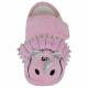 Girls Pink Triceratops Slippers Thumbnail Image 1