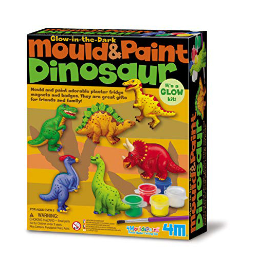 mixed dinosaur mould and paint kit