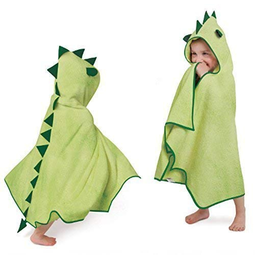 cuddleroar dragon toddler towel (green)