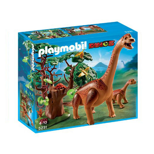 playmobil dinosaur set: 5231 dinos brachiosaurus & baby