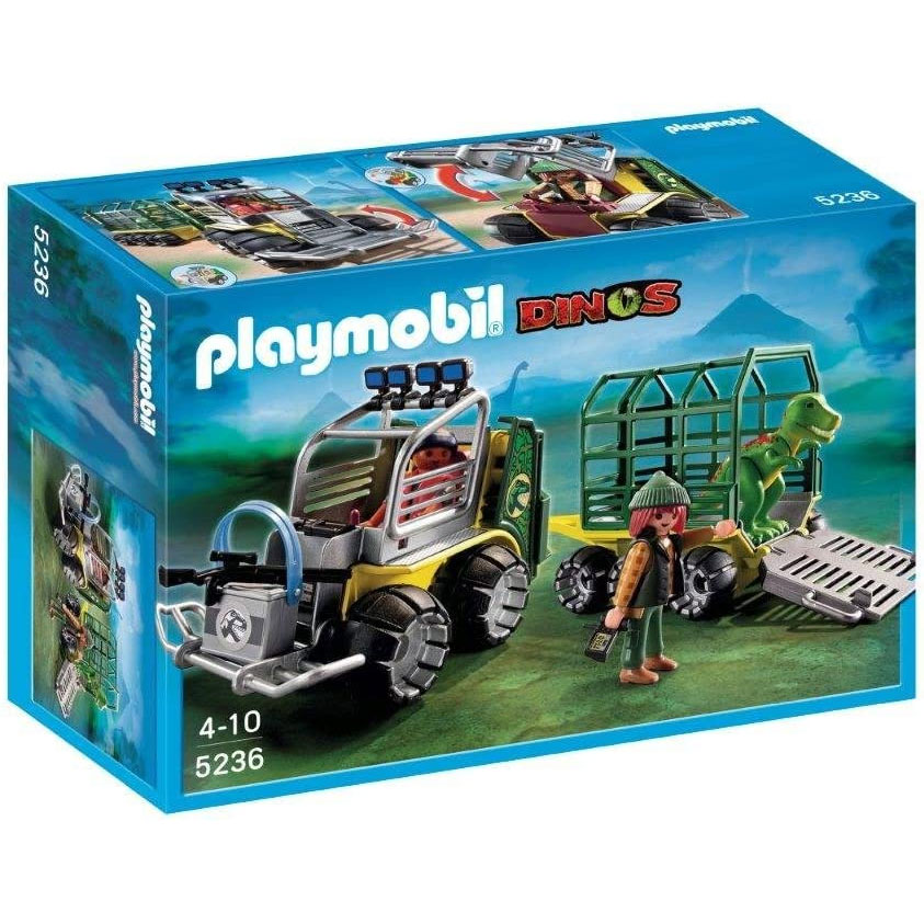 playmobil baby t-rex and transporter