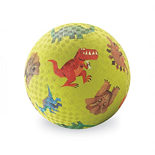  bertoy 382130-3 rubber play ball, dinosaur, small, 13cm diameter
