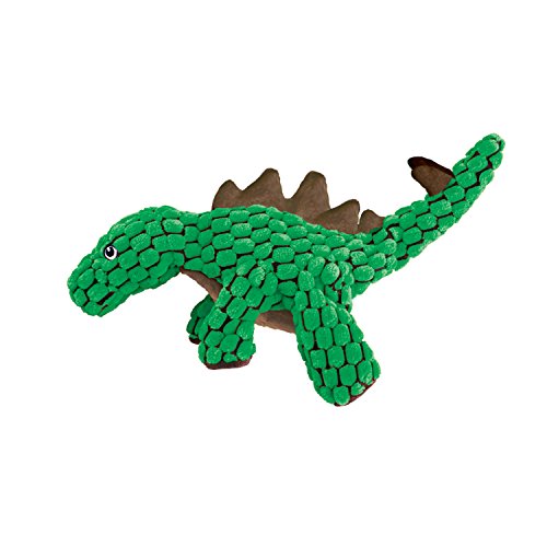 kong dynos stegosaurus dog toy, large