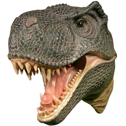 wall mounted t-rex head