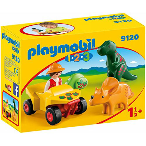 playmobil 123: 9120 dino explorer with dinosaurs