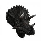 hand painted wall mounted triceratops head Main Thumbnail