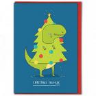 brainbox candy - funny xmas dinosaur cards for son - dinosaur christmas cards - tree-rex - for son and daughter Main Thumbnail