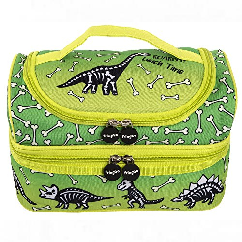 insulated x-ray dinosaur lunch bag