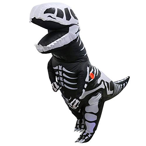 kids giant inflatable dinosaur fossil t-rex costume