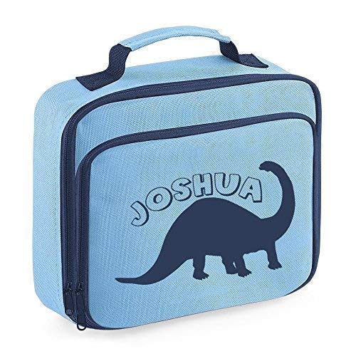 Personalised Name Dinosaur Lunch Bag for Boys