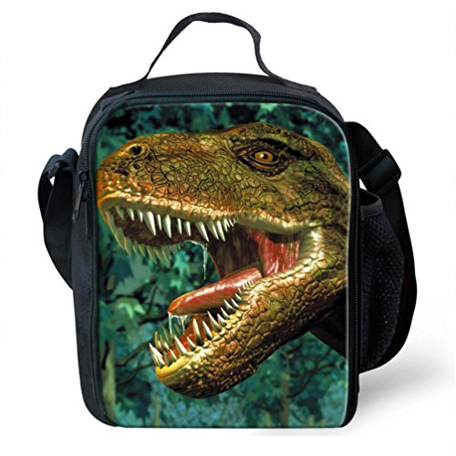 Dinosaur Roar Lunch Bag with Bottle Holder