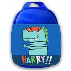 personalised dinosaur childrens lunch bag Main Thumbnail