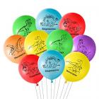 18 x latex dinosaur balloons in various colours Main Thumbnail