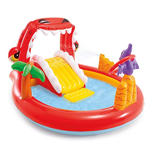 inflatable paddling pool dino play center