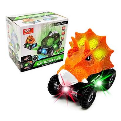 motorised triceratops dinosaur monster truck with light & sound
