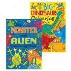 big dinosaur + monster & alien colouring book Main Thumbnail
