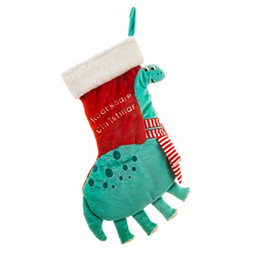 roarsome dinosaur christmas stocking