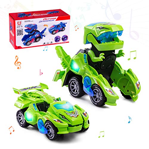 transforming  dinosaur toy car / robot with light & sound