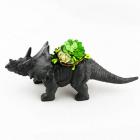triceratops flower pot with drain holes Main Thumbnail