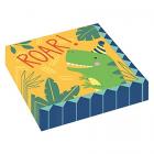 roar! dinosaur party napkins x 16 Main Thumbnail