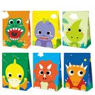 assorted colourful dinosaur party gift bags x 24 Main Thumbnail