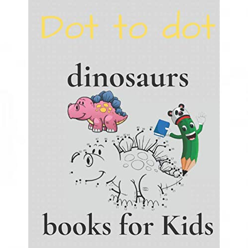 dot to dot dinosaurs book for kids