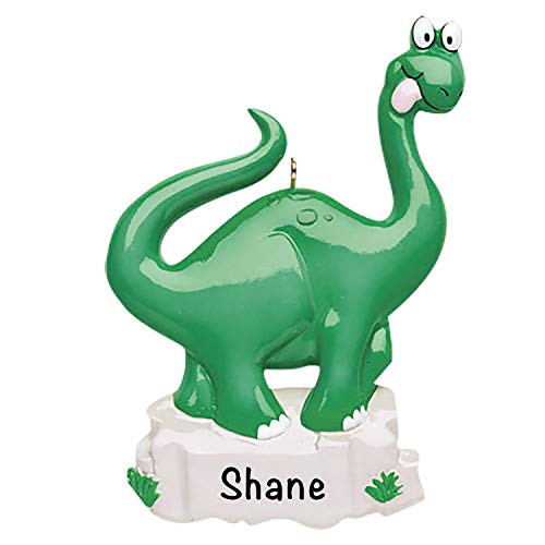 personalized dinosaur ornament for christmas tree