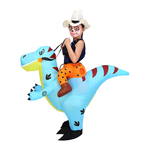 childs ride on inflatable dinosaur costume