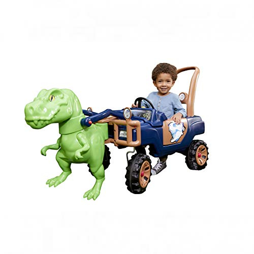 ride-on t-rex pulled trcuk with sound effects