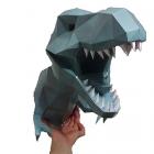 papercraft  t-rex dinosaur head wall mount in various colours Main Thumbnail