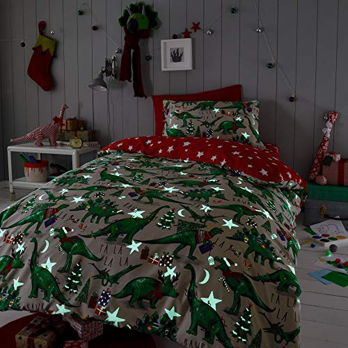 Dinosaur Christmas Bedding