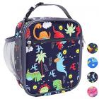 dinosaur patterned insulated lunch bag Main Thumbnail