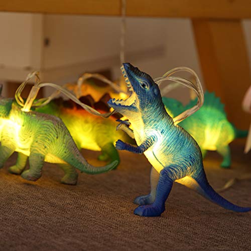 Remote Control Waterproof Dinosaurs String Lights x 12
