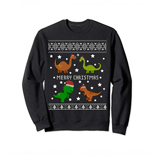 Adult Funny Chirtmas Sweater - Dinosaurs - Available in 4 Colours