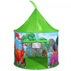 soka dino dinosaur play tent portable foldable green pop up play teepee indoor or outdoor garden playhouse tent carry bag for children boys girls toddler Main Thumbnail