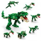 joyin oyin stem dinosaurs toy for kids, 673 pcs 6-in-1 dinosaur toys building block set, t-rex building bricks dinosaur toy set Main Thumbnail