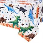 watercolour dinosaur party tablecloth 137cm x 274cm Main Thumbnail
