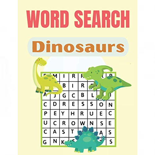 word search dinosaurs puzzle book