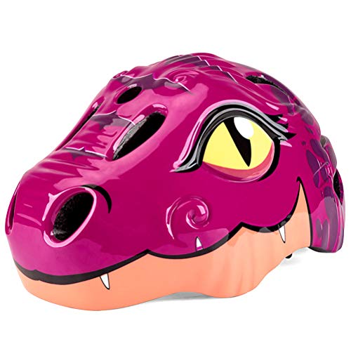 View the best prices for: malsyee kids cartoon dinosaur safety cycling helmet with rear led light 3d animals helmet for skating scooter bike girls boys gifts