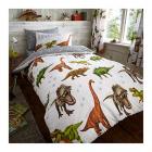 roaring dinosaur bedding duvet cover set with pillowcase Main Thumbnail