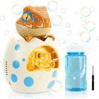 hatching baby dinosaur bubble machine with solution Main Thumbnail